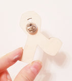 Toilet Paper Ribbon Lapel Pin