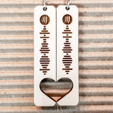 Music Code Keychain // Valentine's Day Gift // Gift for Loved One // Music Scan Code Keychain // Heart Keychain // Anniversary Gift // Wedding Gift