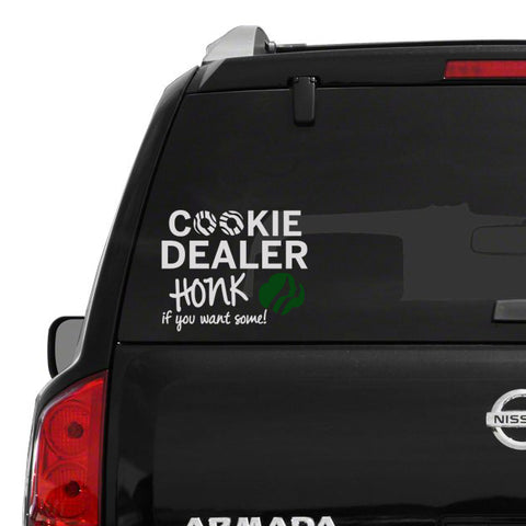 Cookie Dealer CAR DECAL // 6" TALL // GIRL SCOUTS // COOKIE SELLER // GIRL SCOUT COOKIES