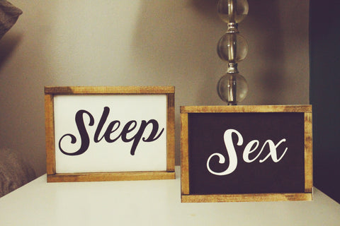 Funny Reversible Bedroom Sign
