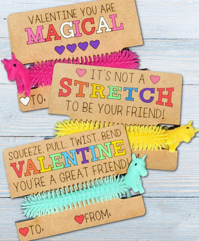 Stretchy Bracelet/Toy Valentine, Classroom Valentine
