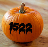 Spooky Vinyl Home Address, Pumpkin Vinyl, Vinyl Decals, Vinyl House Numbers