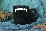 Vampire Fang Mug - Fang Mug - Halloween Mug - Autumn Mug - Spooky Mug - Vinyl Mug