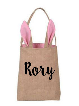Custom Easter Bunny Tote Bag // Easter Egg Basket // Custom Tote // Cu –  Fox & Scout Designs